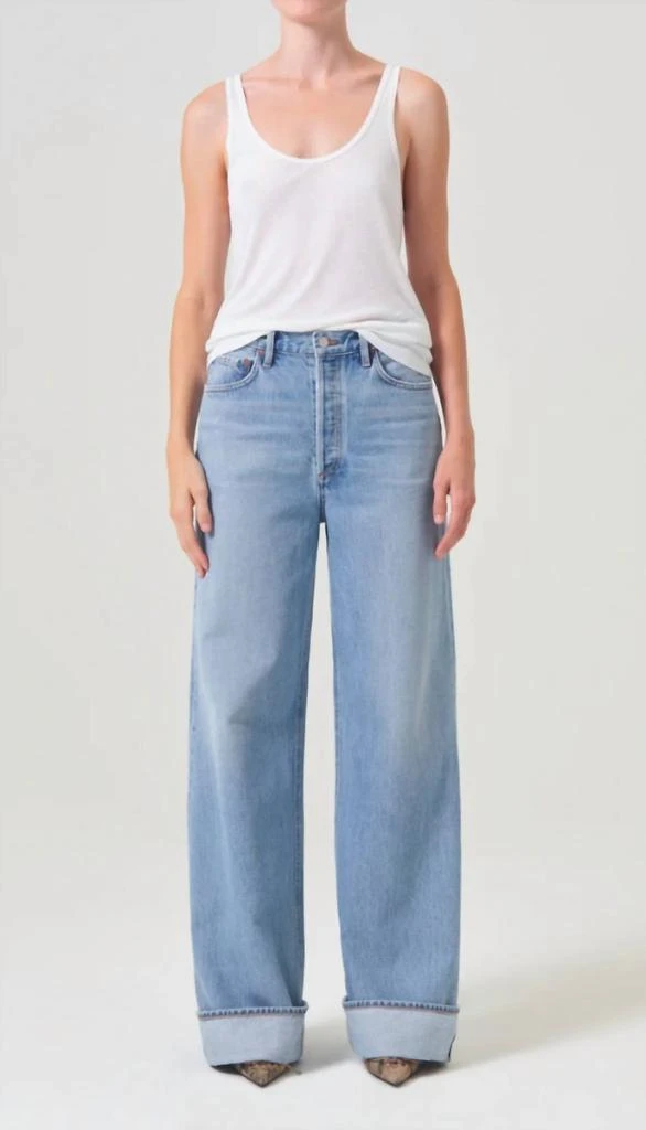 AGOLDE Agolde - Dame High Rise Wide Leg Jeans 5