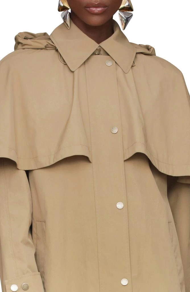 Avec Les Filles Hooded Cape Raincoat 5