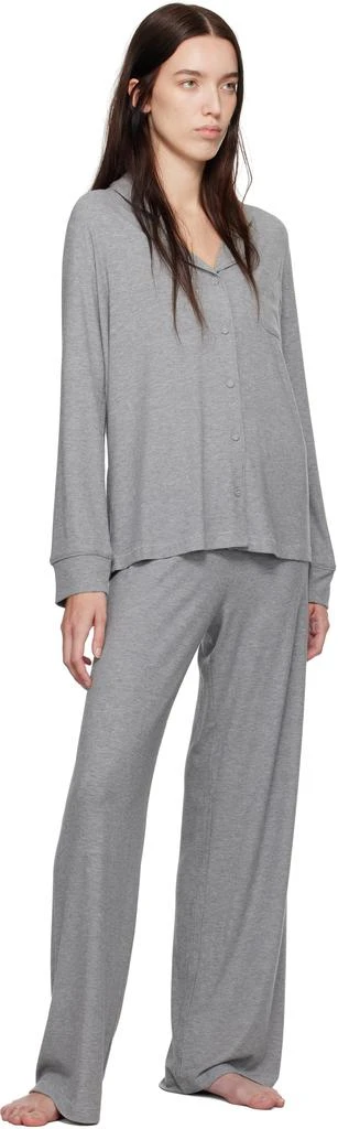 SKIMS Gray Soft Lounge Pyjama Set 5