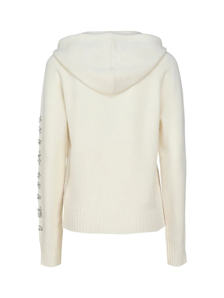 Max Mara Max Mara Drawstring Long-Sleeved Knitted Hoodie 2