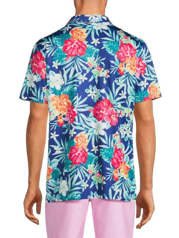 Proud 90 Tropic Thunder Floral Polo 2