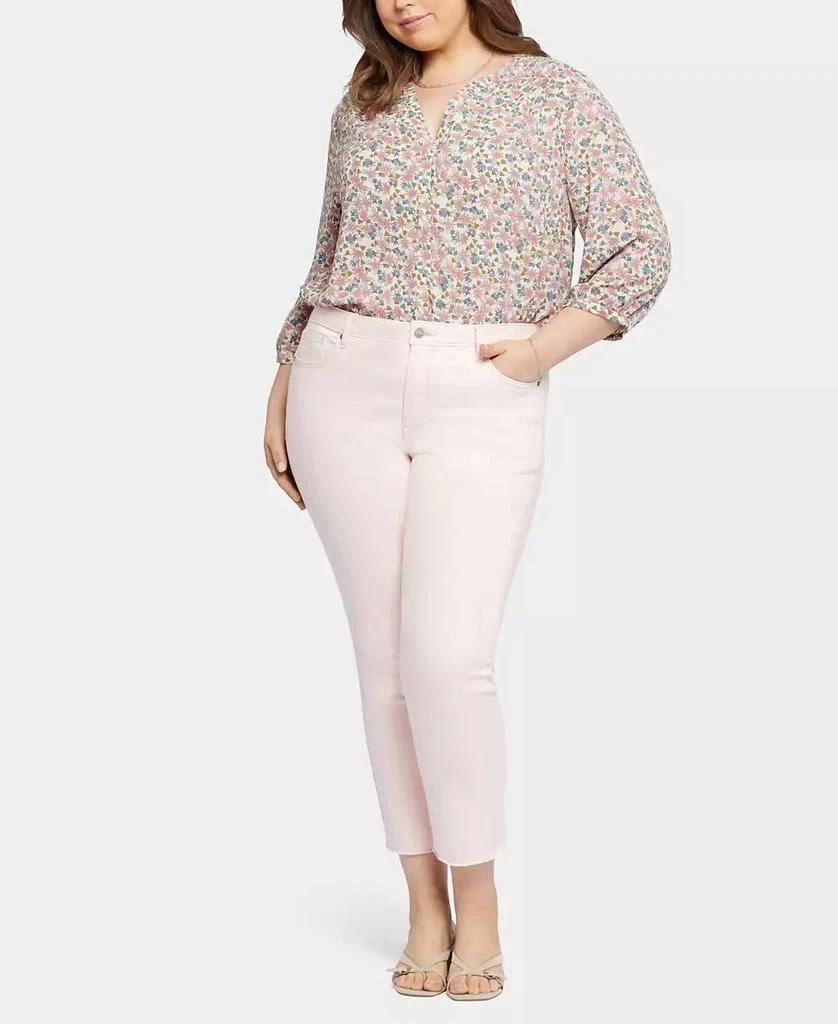 NYDJ Plus Size Sheri Slim Ankle Jeans 6