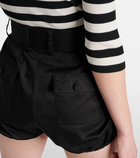 Dolce 
Gabbana High-rise cotton-blend gabardine shorts 5