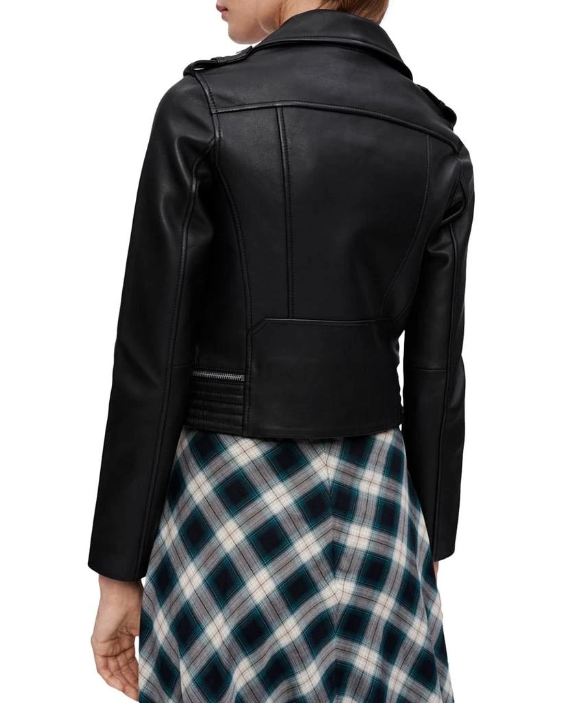 Maje Basaltm Leather Biker Jacket 2