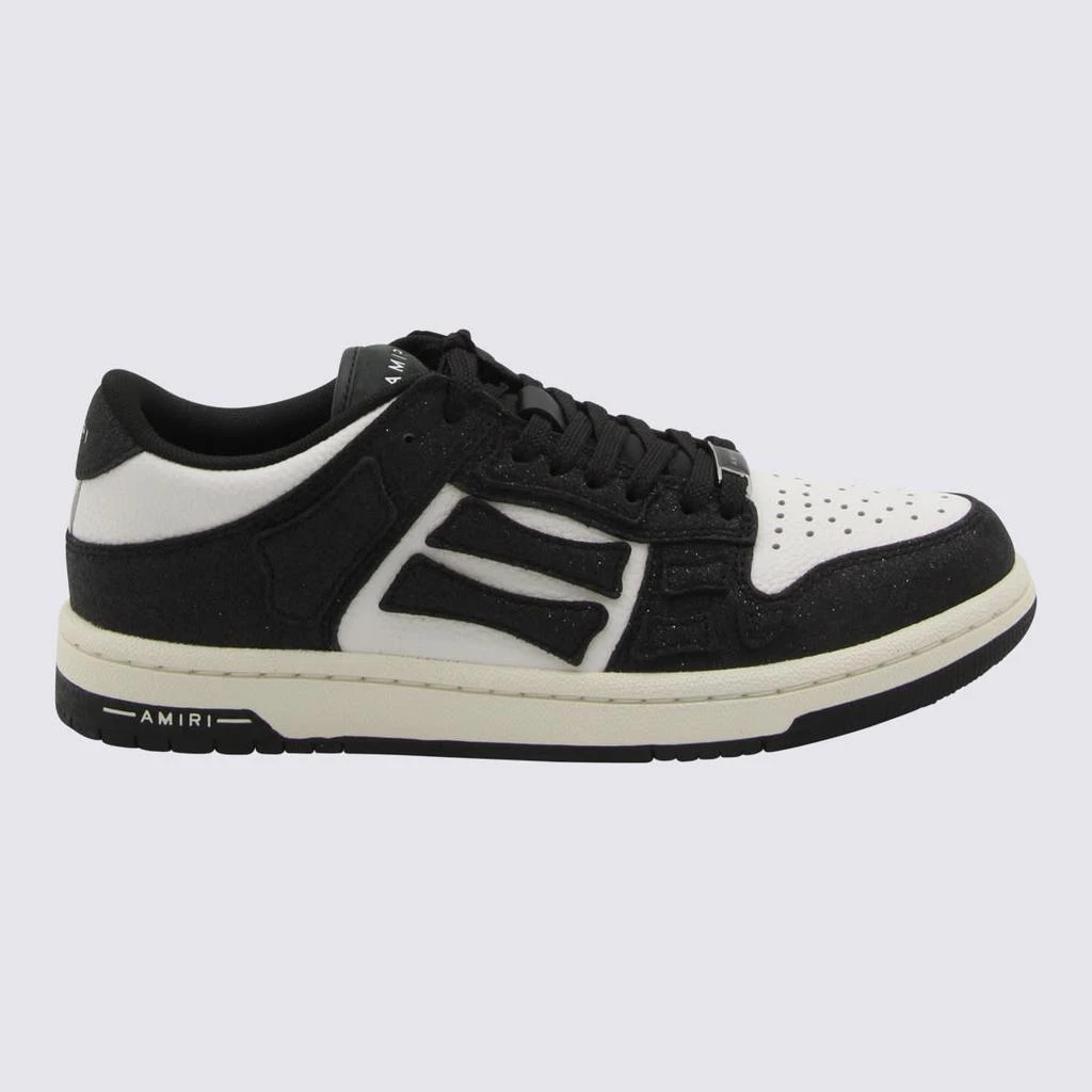 AMIRI White And Black Leather Sneakers 1