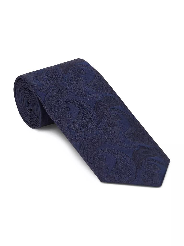Brunello Cucinelli Paisley Silk Tie