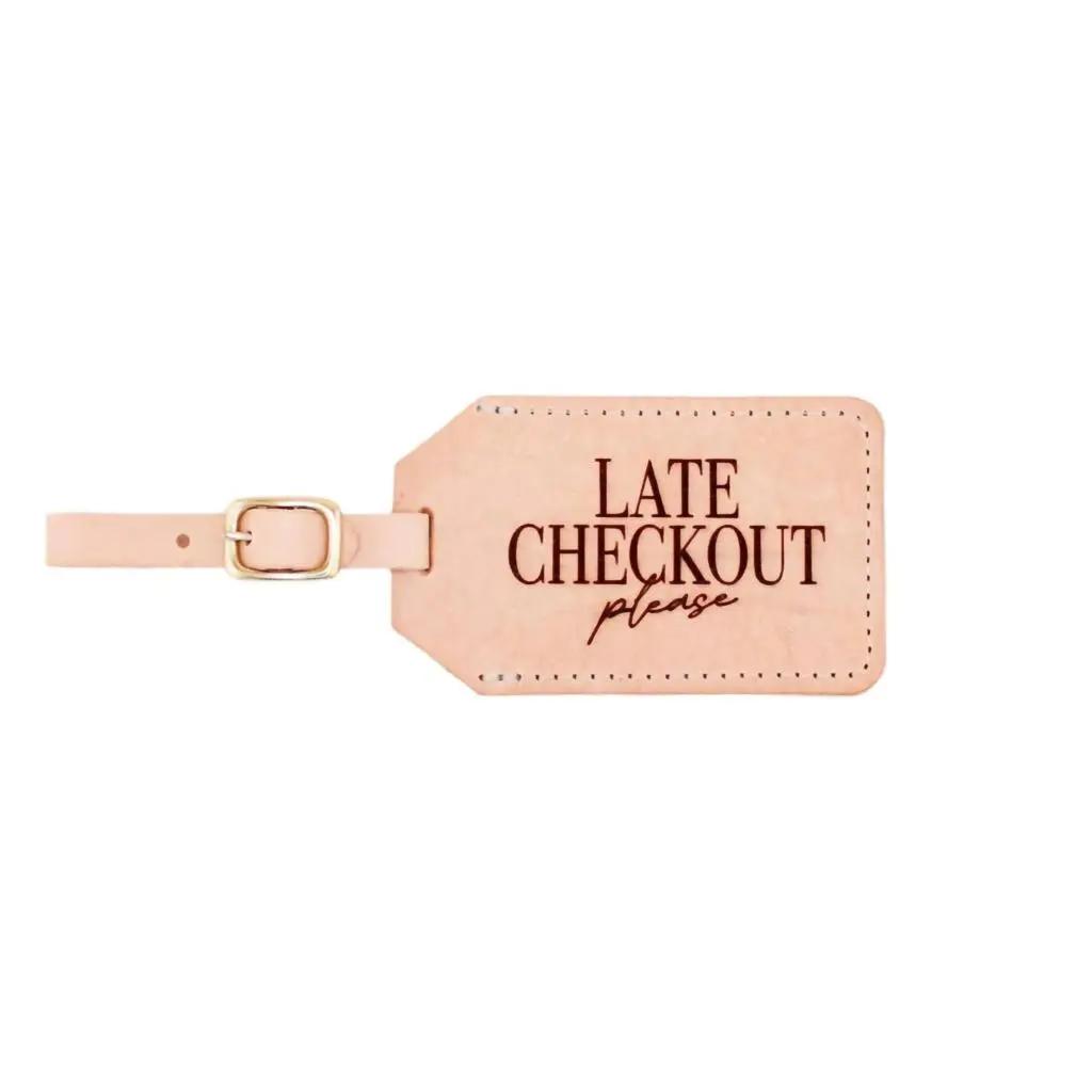 Freshwater Curated Goods Freshwater Curated Goods - Late Checkout Luggage Tag