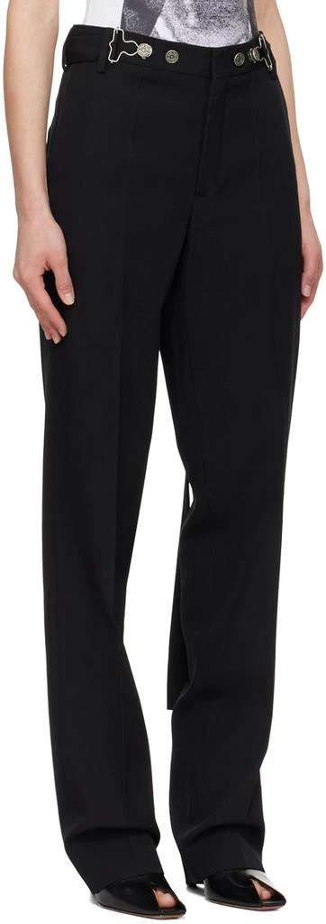Jean Paul Gaultier Black Overall Buckle Trousers 2