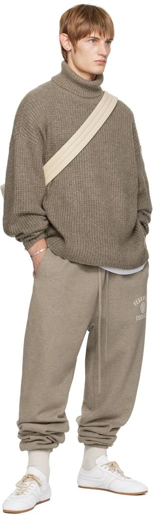 Essentials Gray Fleece Essential Sweatpants 5