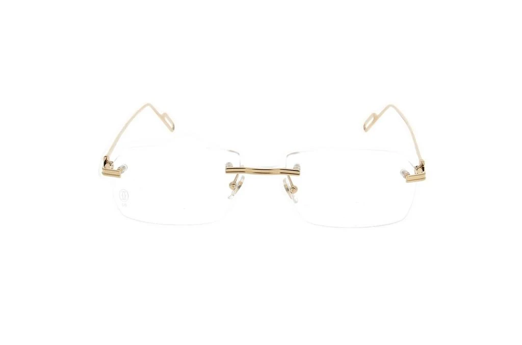 Cartier Cartier Rectangle Rimless Glasses 1