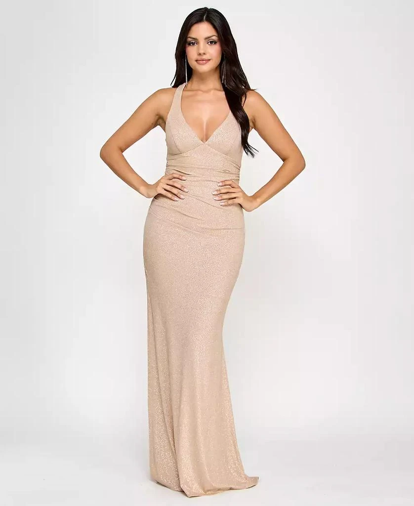 Juniors' Glitter-Knit Back-Tie V-Neck Gown On Sale Now with Up to 61% Off | Discover Exclusive Deals & Savings at BeyondStyle Authentic B Darlin gown|dress|women|juniors|dresses|clothe with Limited-Time Discounts, Free Shipping, Juniors' Glitter-Knit Back-Tie V-Neck Gown On Sale Now with Up to 61% Off | Discover Exclusive Deals & Savings at BeyondStyle Authentic B Darlin gown|dress|women|juniors|dresses|clothe with Limited-Time Discounts, Free Shipping,