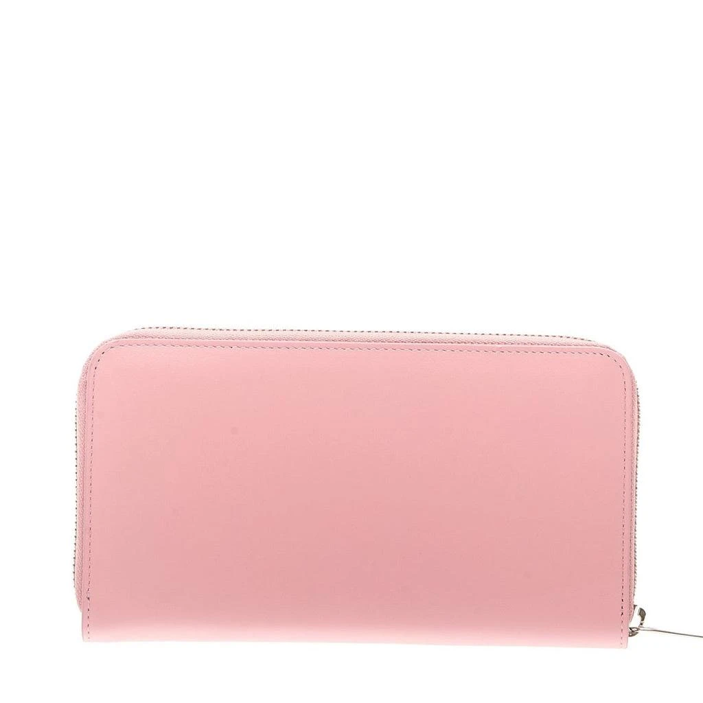 ORCIANI Full Zip Pink Leather Wallet 2