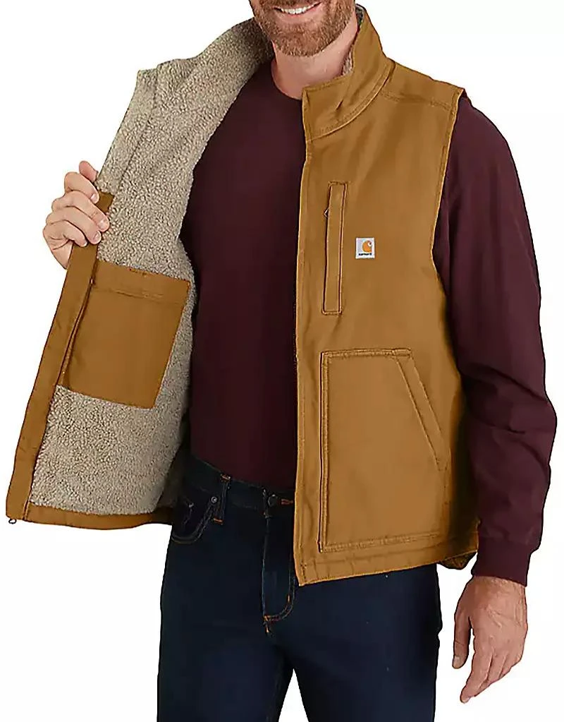 Carhartt Carhartt Men's Sherpa-Lined Mock Neck Vest 2