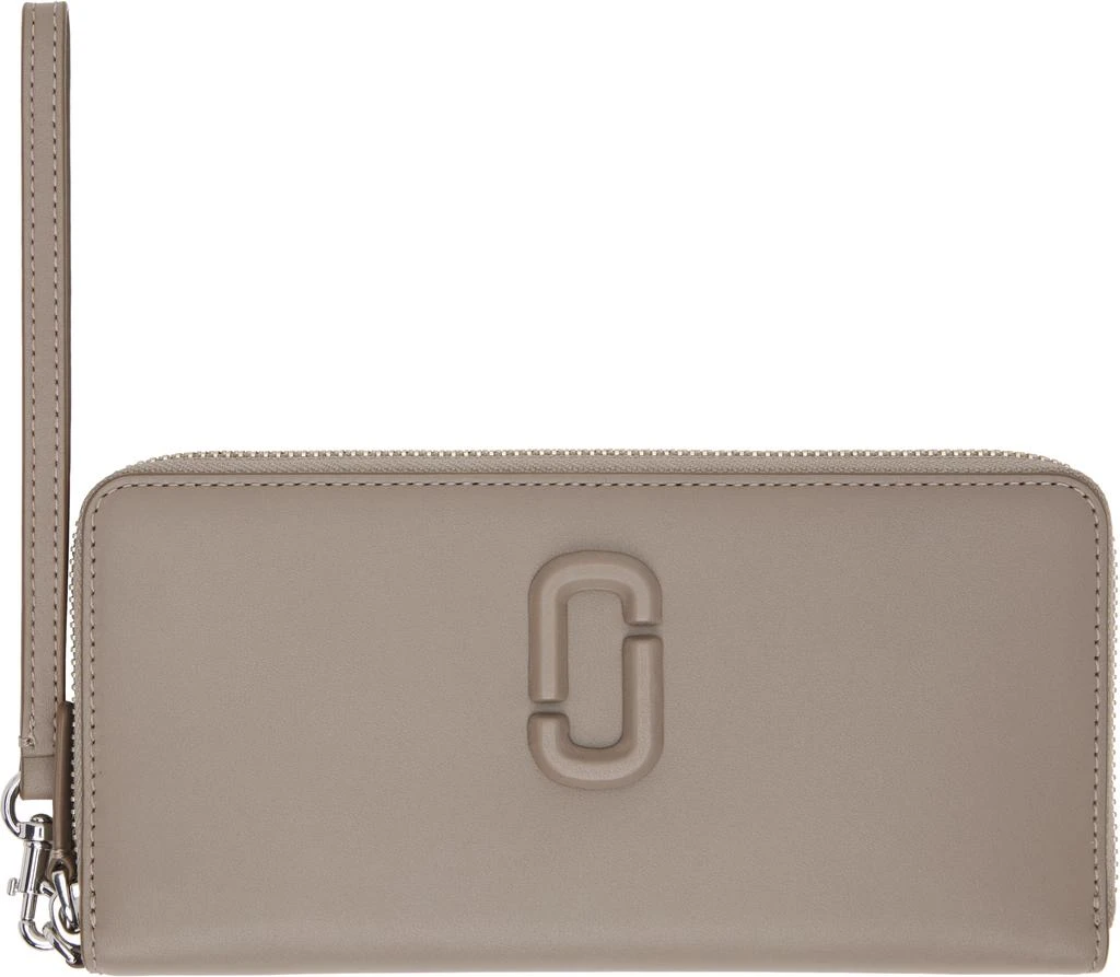 Marc Jacobs Gray 'The Covered J Marc' Continental Wallet 1