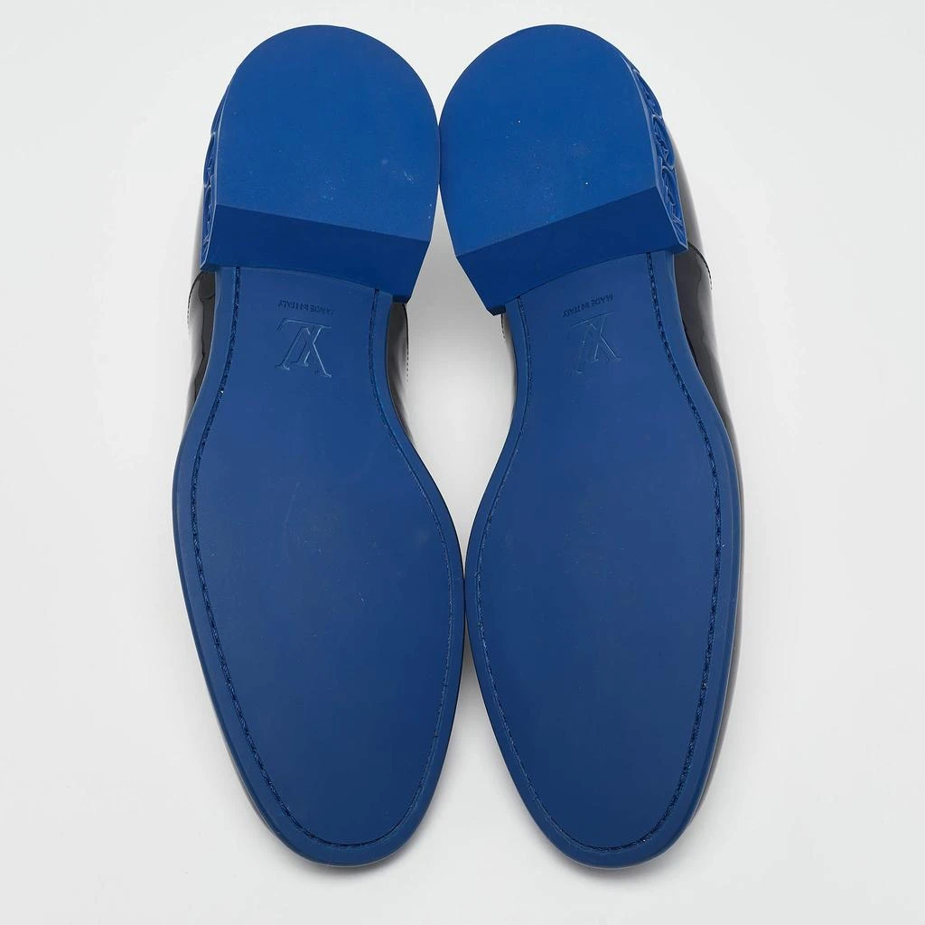Louis Vuitton Louis Vuitton Blue/Black Ombre Patent Leather Lace Up Oxfords Size 44 6