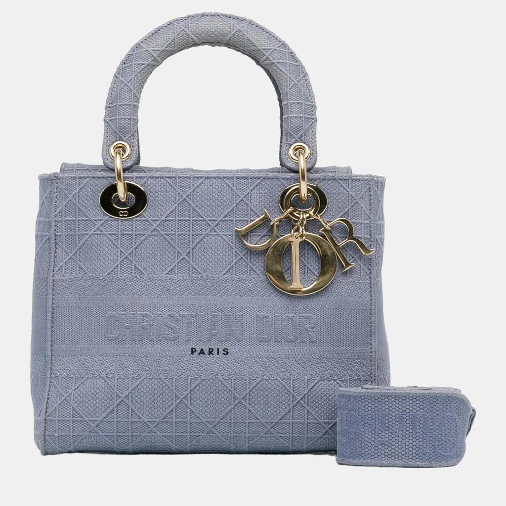 Dior Dior Blue Medium Cannage Lady D-Lite 8