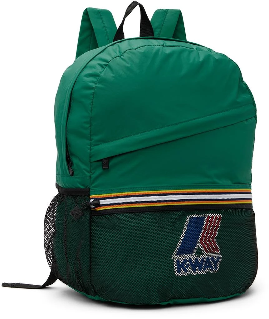 K-Way Kids Green Packable Backpack 2