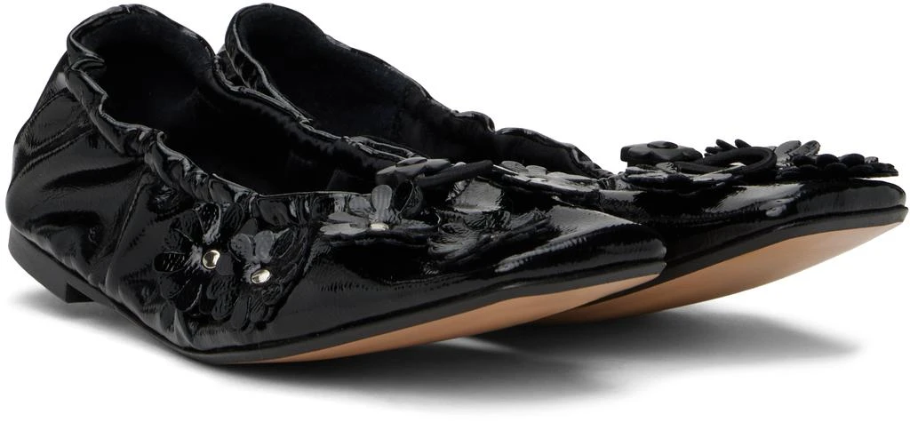 CECILIE BAHNSEN Black Orbella Ballerina Flats 4