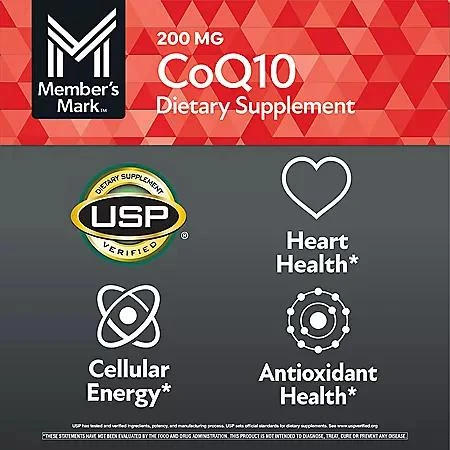 Member's Mark Member's Mark CoQ10 Softgels, 200 mg, 180 ct. 5