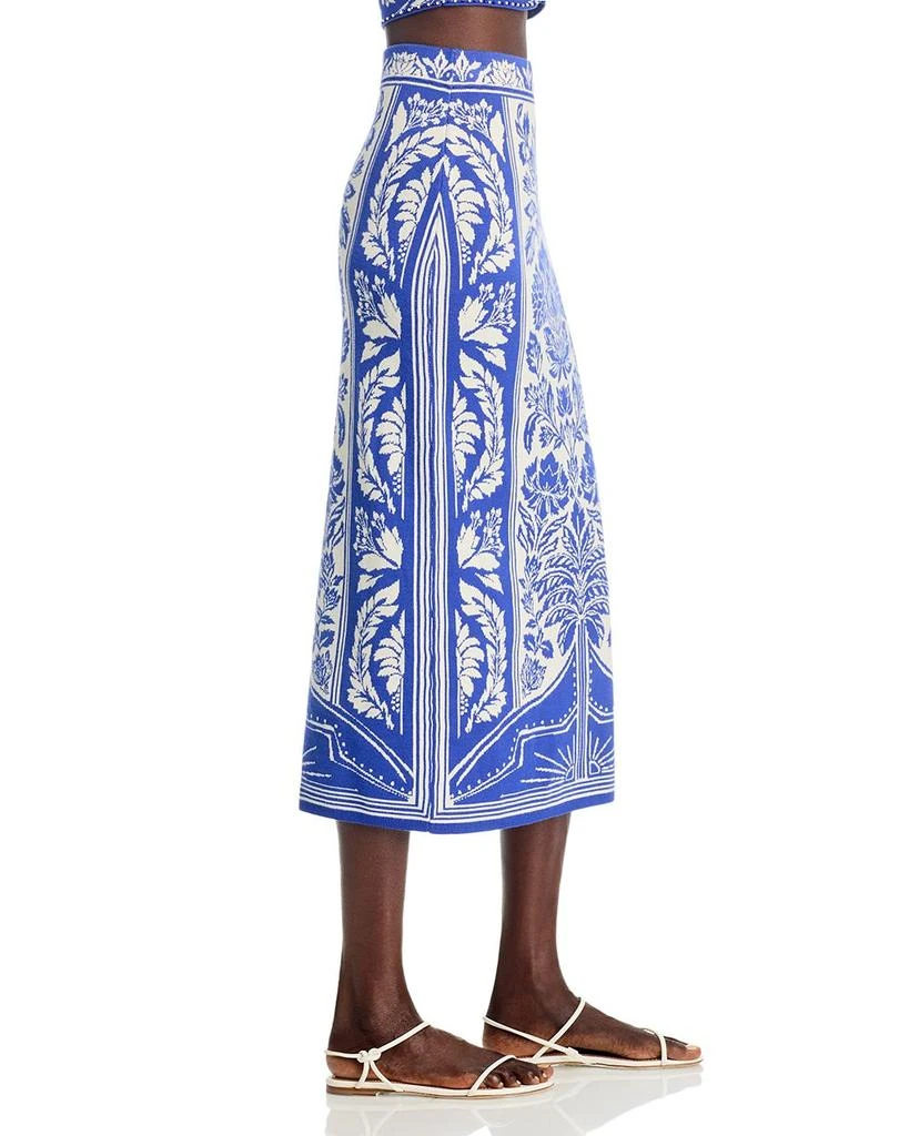 Farm Rio Tapestry Knit Skirt 4