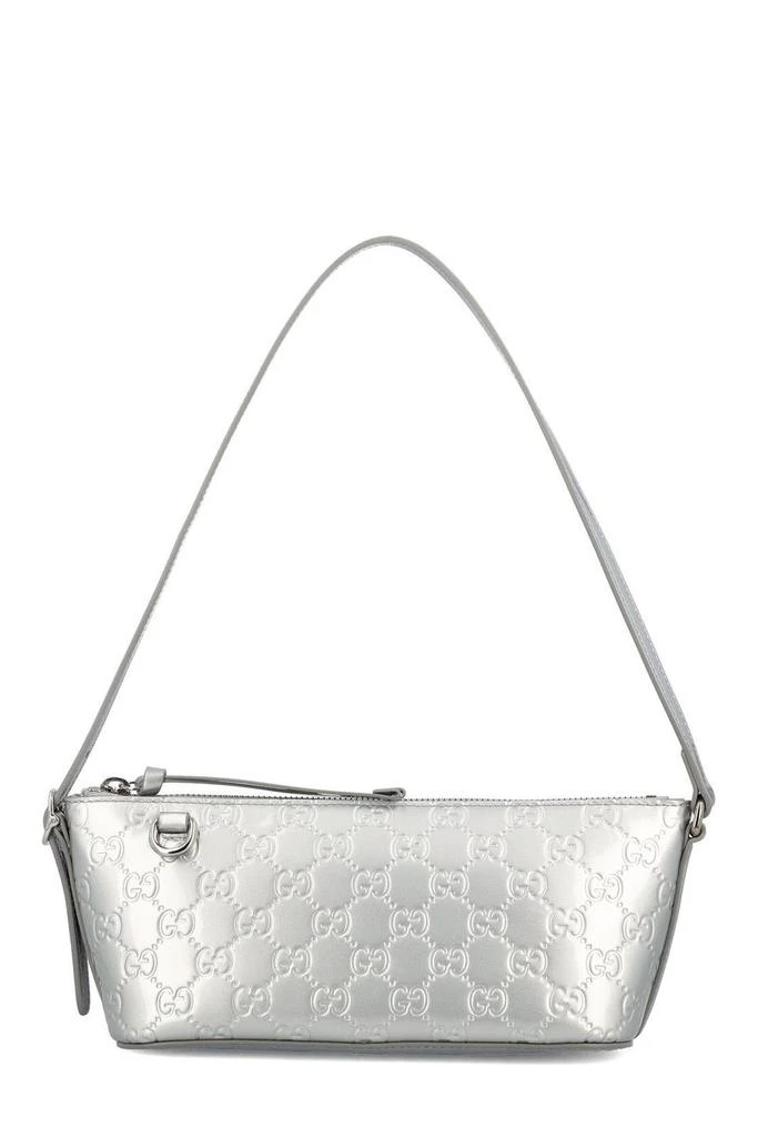 Gucci Gucci GG Emblem Metallic Small Shoulder Bag 2