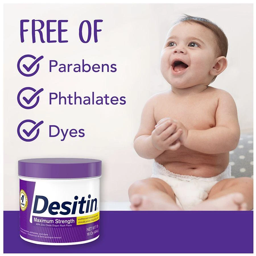 Desitin Maximum Strength Diaper Rash Cream With Zinc Oxide 9