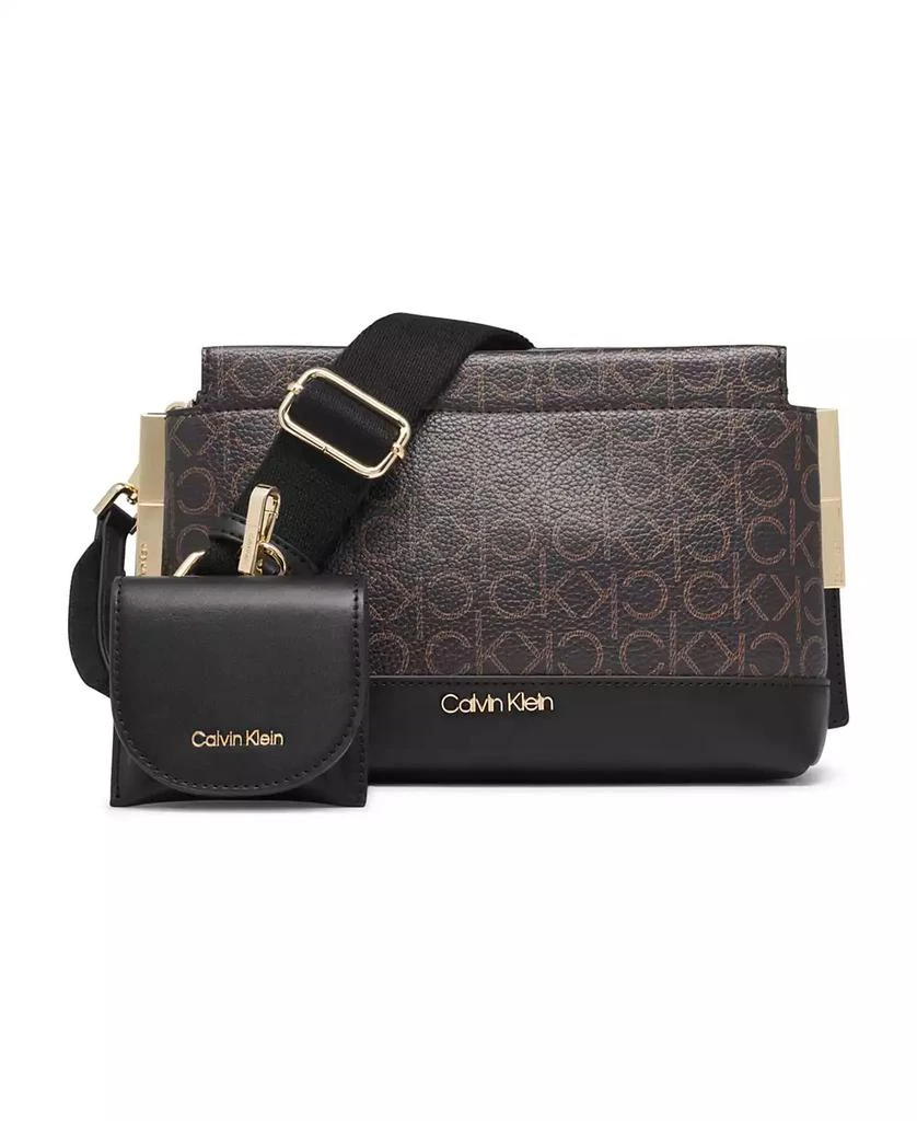 Calvin Klein Bianca Signature Adjustable Crossbody Bag 1
