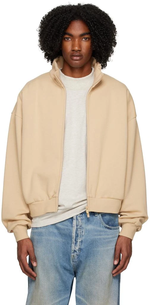Essentials Beige Full Zip Jacket 1