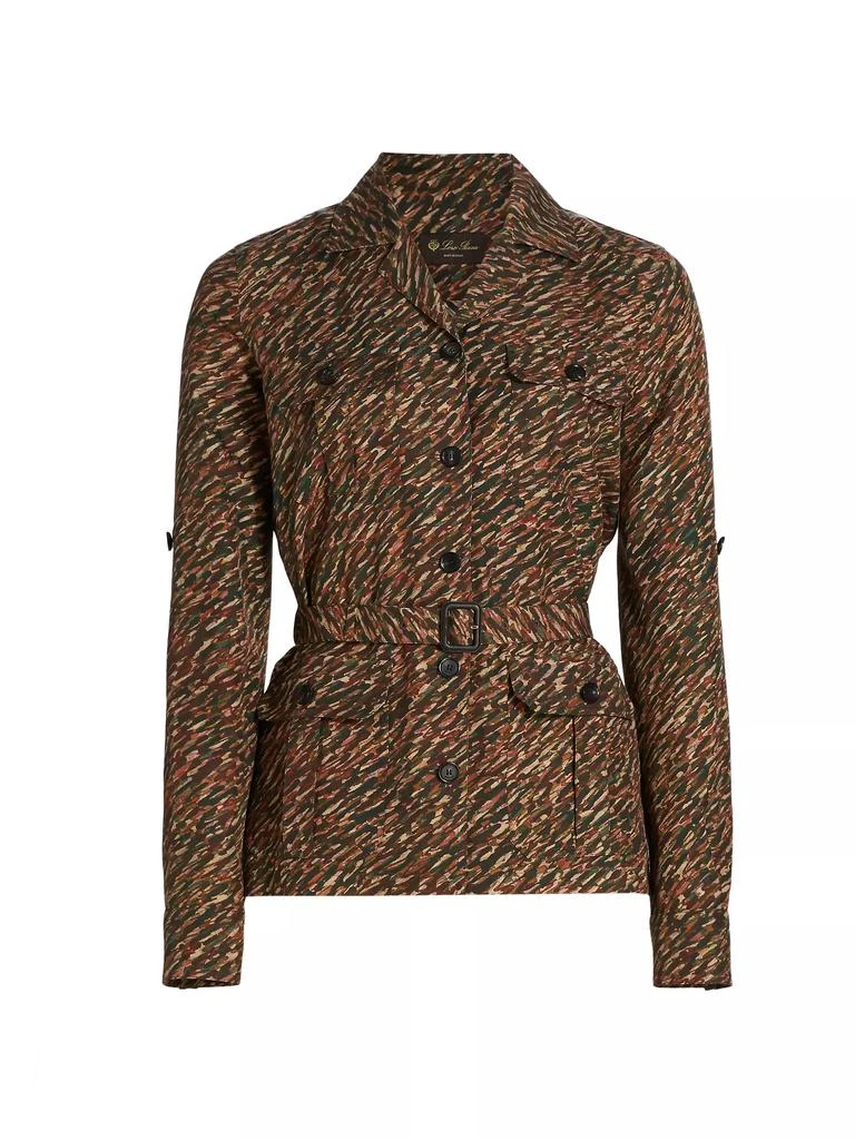Loro Piana Deena Andre-Print Safari Shirt 1