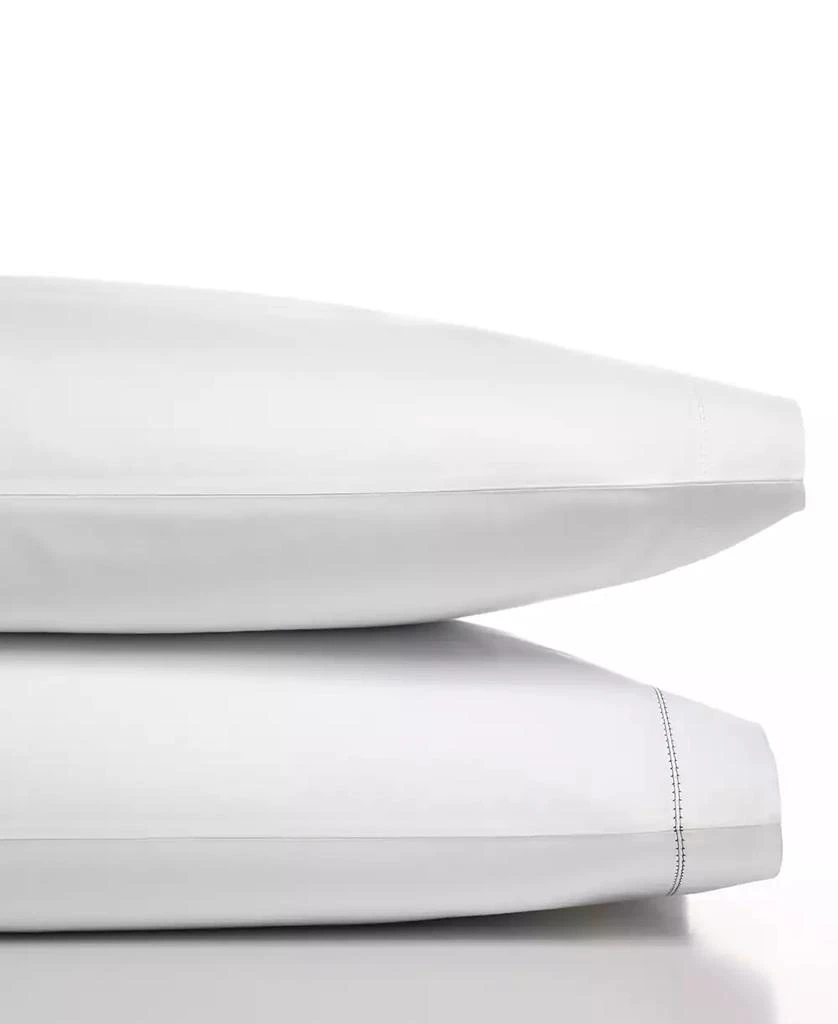 Vera Wang CLOSEOUT! Solid 400 Thread Count Cotton Percale 4 Piece Sheet Set, Queen 4