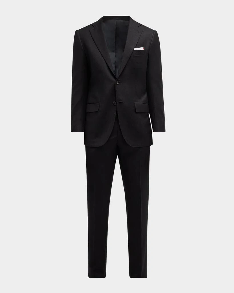 Kiton Men's Wool-Cashmere Solid Suit 1
