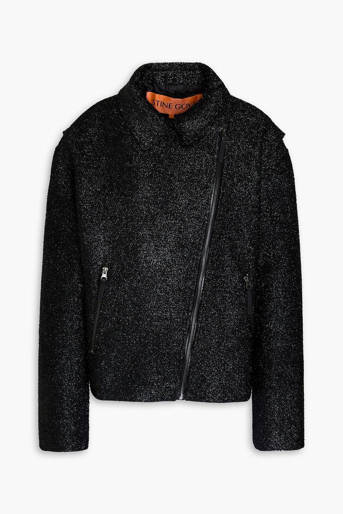 Stine Goya Rockey tinsel biker jacket