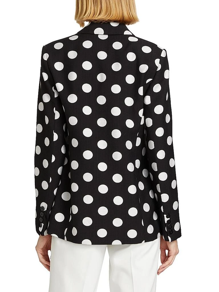 Tahari The Jace Polka Dot Double-Breasted Blazer 5