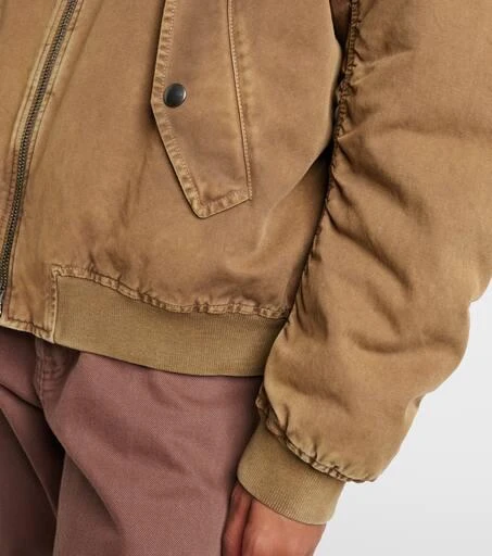 Miu Miu Cotton gabardine bomber jacket 5