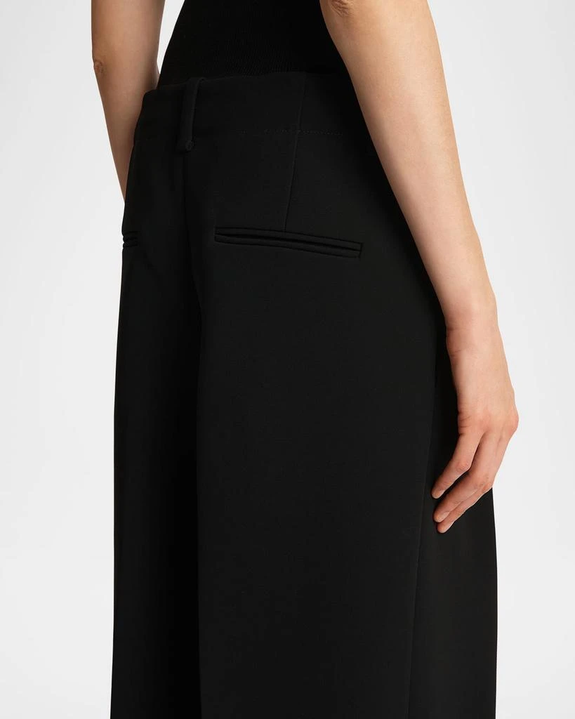 Khaite Lenton Pintuck Wool Pants 5