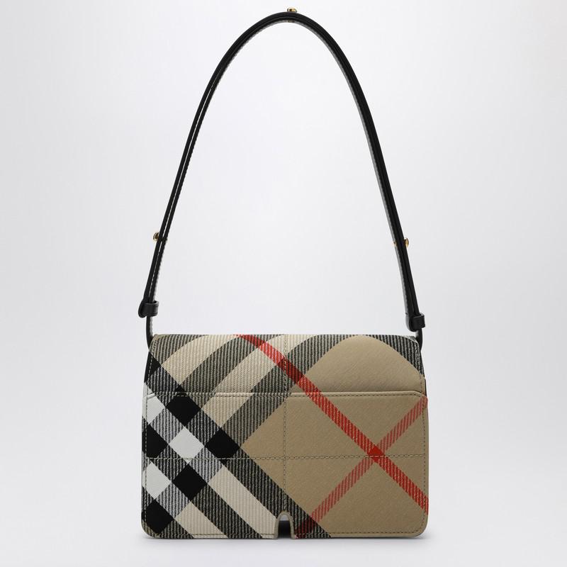 【AAKE】(2WAY) CHECK SHOULDER BAG Burberry - Small Check shoulder bag Beige - The Corner