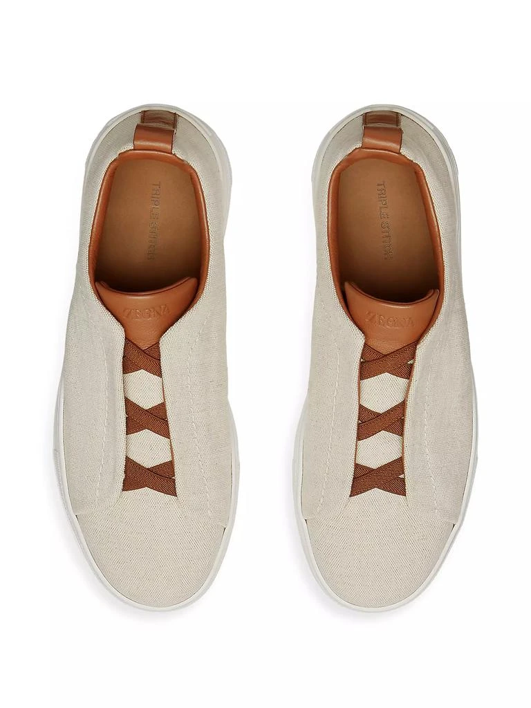 Zegna Triple Stitch Sneakers 4