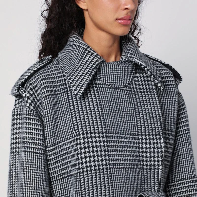 Dolce & Gabbana Houndstooth wool checked coat 4