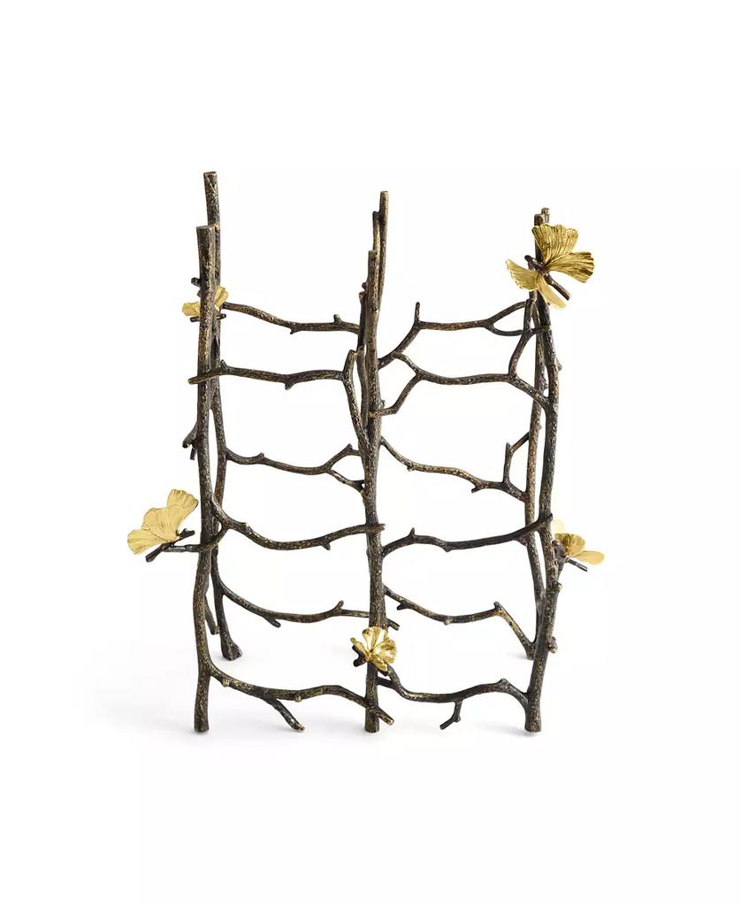 Michael Aram Butterfly Ginkgo 6-Bottle Wine Rack