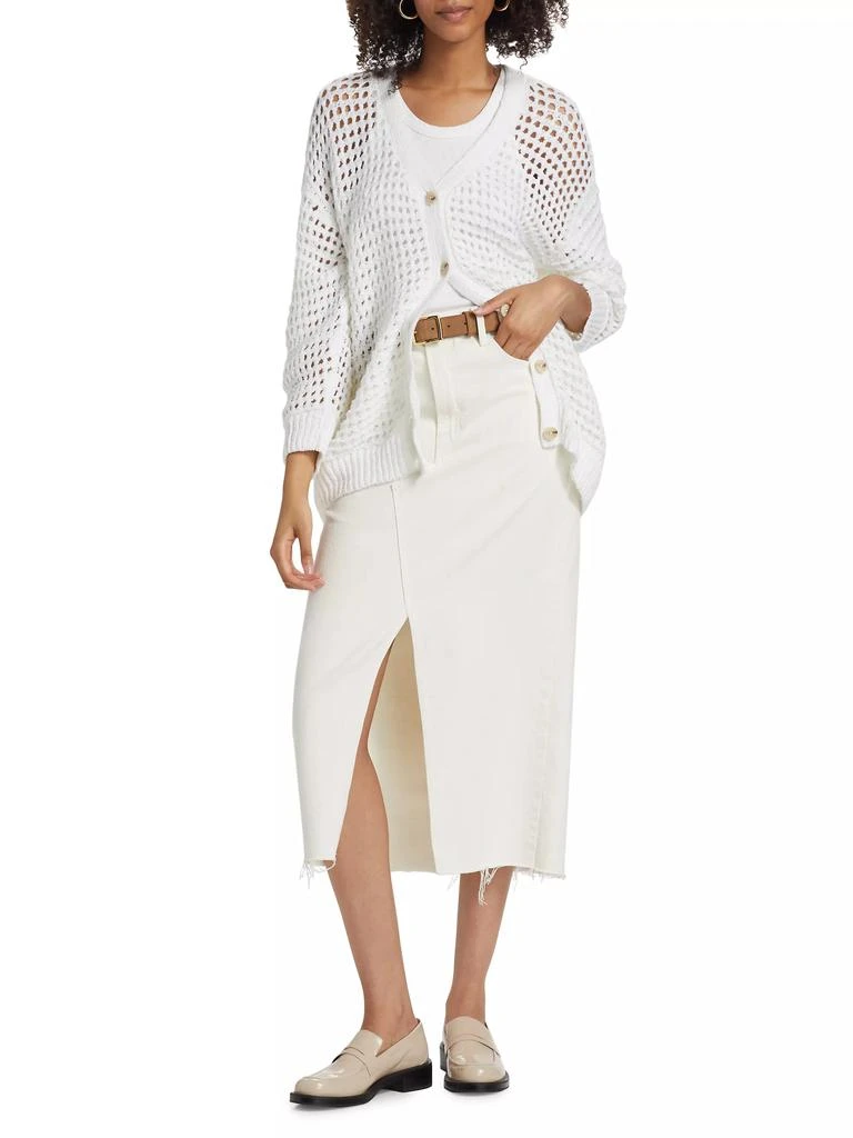Naadam Luxe Cotton Pointelle Cardigan 2