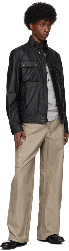 BELSTAFF Black Water-Repellent Racemaster Jacket 4