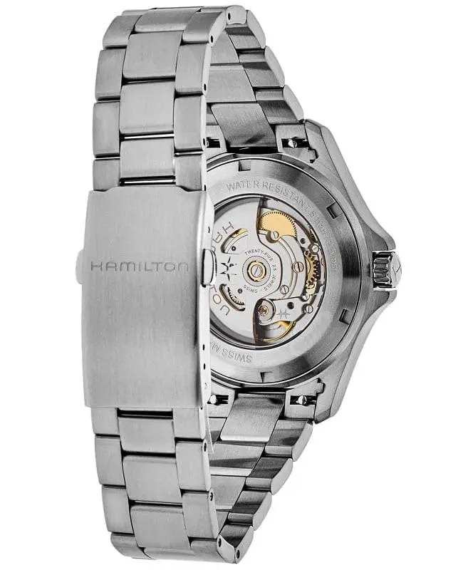 Hamilton Hamilton Khaki Field King Auto Black Dial Stainless Steel Men's Watch H64455133 4