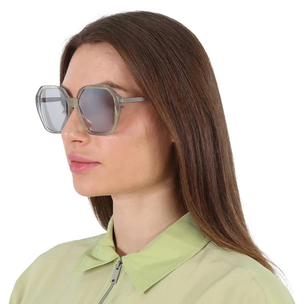Mcm MCM Translucent Grey Hexagonal Ladies Sunglasses MCM700SA 050 60 2