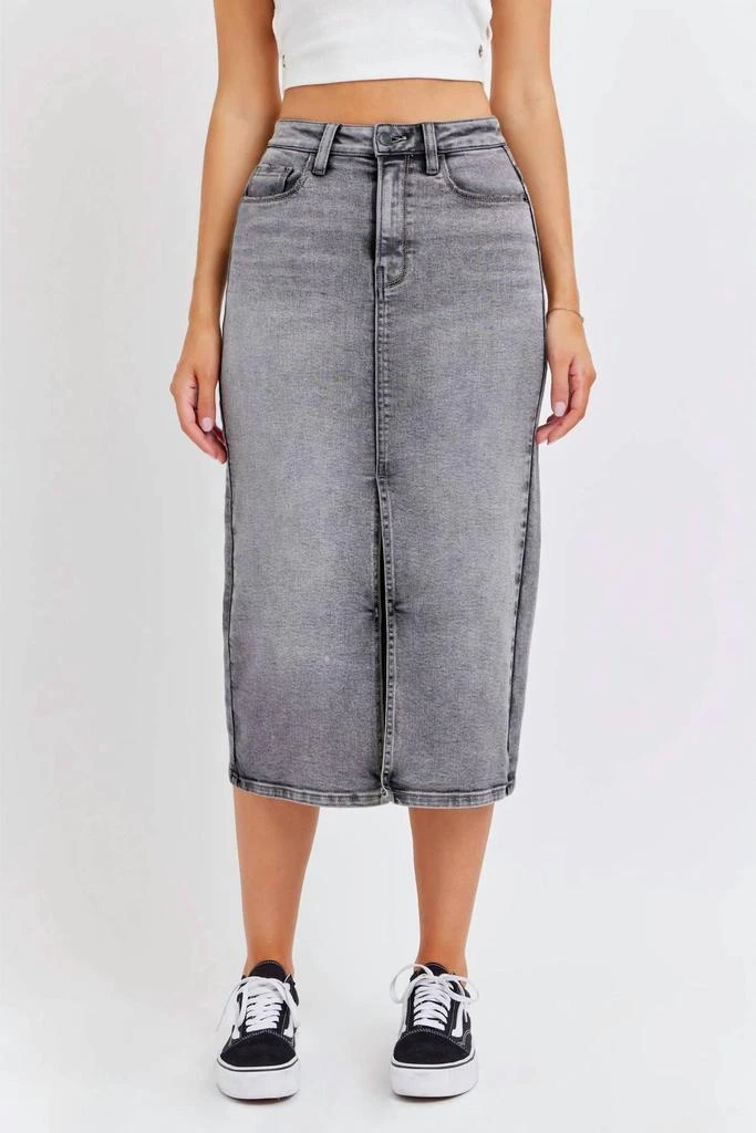 CELLO Cello - High Rise Midi Skirt 1