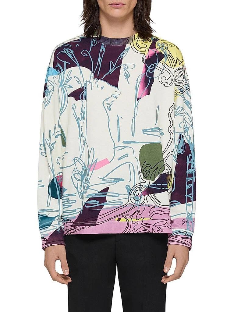 Givenchy Printed Multicolor T-Shirt in Cotton 3