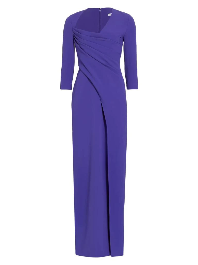 Safiyaa Ayanna Draped Crepe Gown 1