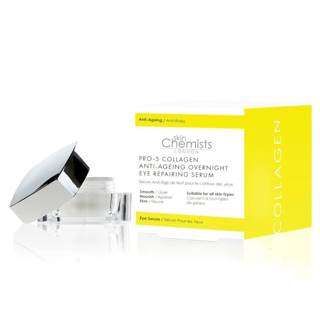 skinChemists Pro-5 Collagen Anti-Ageing Overnight Eye Repairing Serum 1