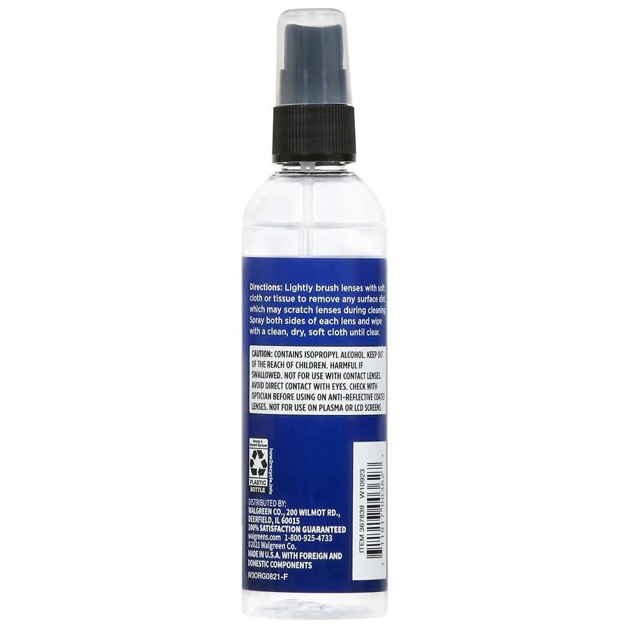 Walgreens Anti-Fog Lens Cleaner 2