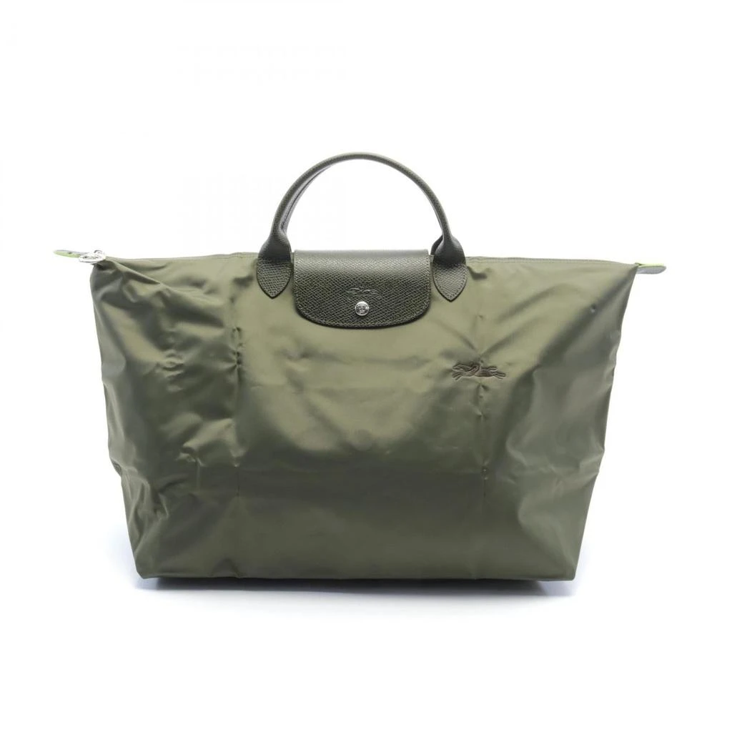 Longchamp Nylon Leather Tote Bag 1