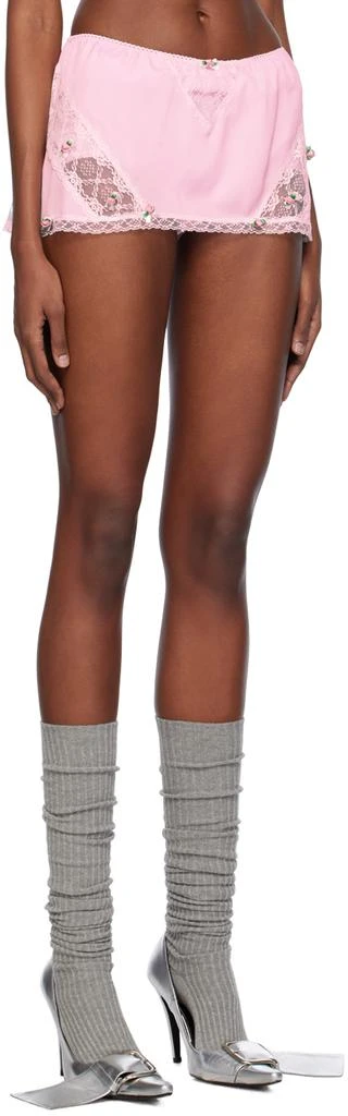 pushBUTTON Pink High Waisted Skort 2